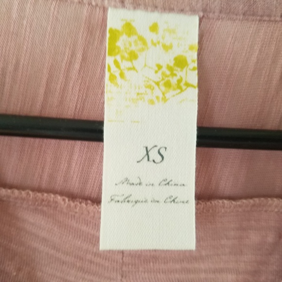 C. Keer Pink Sequin Fringe Trim Top - Picture 3 of 8